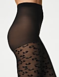 2pk Patterned Sheer Tights