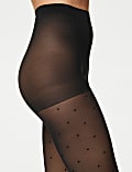 2pk Patterned Sheer Tights