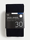 Lot de 3 paires de collants 30 deniers dotés de la technologie Body Sensor™