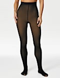 140 Denier Thermal Sheer Fleece Tights