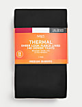 140 Denier Thermal Sheer Fleece Tights