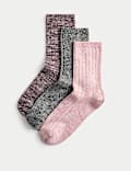 3pk Sumptuously Soft™ Thermal Crew Socks