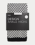 Fishnet Ankle Highs