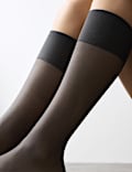 5pk 10 Denier Ladder Resist Matt Knee Highs