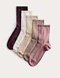 5pk Super Soft Ankle High Socks