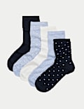 5pk Supersoft Ankle High Socks
