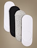 4er-Pack unsichtbare Trainer Liners™ mit hohem Baumwollanteil