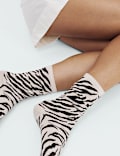 2 Pack Animal Print Crew Socks