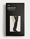 Embellished Opaque Mock Stockings