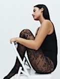 Floral Lace Sheer Tights