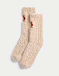 Cosy Spencer Bear™ Embroidered Socks