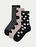 3pk Sumptuously Soft™ Ankle High Socks