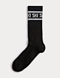 Ski Ankle High Socks with Wool