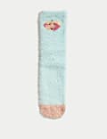 Cosy Peach Ankle High Socks