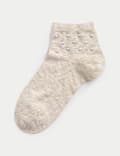 Sumptuously Soft™ Pearl Embellished Anklets