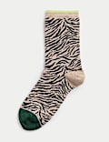 Sumptuously Soft™ Animal Ankle High Socks