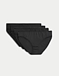 4pk Pure Cotton Bikini Knickers