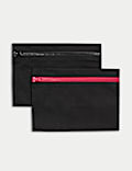 2pk Cotton Rich Period Travel Bags