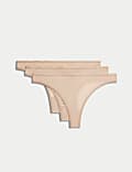 3pk Flexifit™ Sheer Thongs