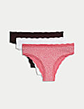 3pk Cotton Rich Brazilian Knickers