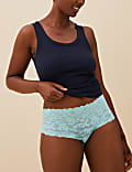 3pk Freecut Lace High Rise Knicker Shorts