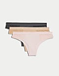 3pk Cotton Brazilian Knickers