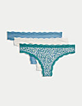 3pk Cotton Rich Thongs