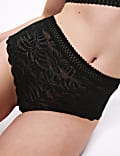 3pk Flexifit™ Lace High Waisted Brazilian Knickers