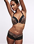 Set van 3 Braziliaanse slips met kantdetail