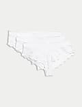 3pk Lace Trim Brazilian Knickers