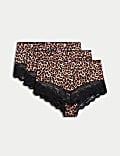 3pk Lace Trim Full Briefs