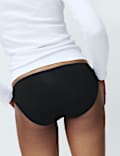 5pk Cotton Lycra&reg; Bikini Knickers