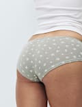 Lot de 5 shortys taille basse en coton et Lycra&reg;