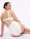3pk Lace High Waisted High Leg Knickers