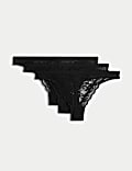 3pk Lace Thongs 