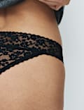 3 Pack Lace Brazilian Knickers