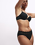 5pk Cotton Lycra® & Lace Knickers