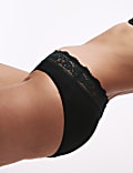 5pk Cotton Lycra® & Lace Knickers