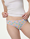 5pk Cotton Lycra™ Brazilian Knickers