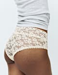 3 Pack Floral Lace Hipster Knickers