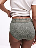 Lot de 5 shorts taille haute en coton avec imprimé