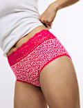 5pk Cotton Rich Printed High Rise Shorts