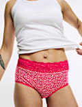 5pk Cotton Rich Printed High Rise Shorts