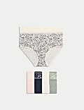 5pk Cotton Rich Printed Full Briefs