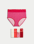 5pk Cotton Rich Printed Full Briefs