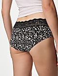 5pk Cotton Rich Printed Low Rise Shorts