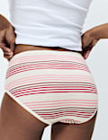 5pk Cotton Lycra&trade; Printed High Rise Shorts