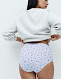 5pk Cotton Lycra&trade; Printed Full Briefs
