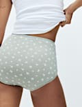 5pk Cotton Lycra&trade; Printed Full Briefs