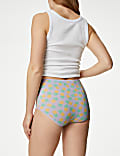 5pk Cotton Lycra™ Printed Full Briefs